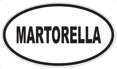 MARTORELLA - Oval Sticker