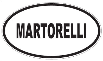 MARTORELLI - Oval Sticker