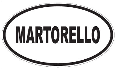 MARTORELLO - Oval Magnet