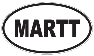 MARTT - Oval Sticker