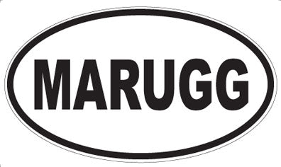 MARUGG - Oval Sticker