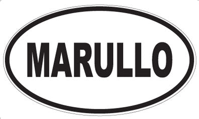 MARULLO - Oval Sticker