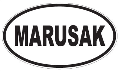 MARUSAK - Oval Sticker