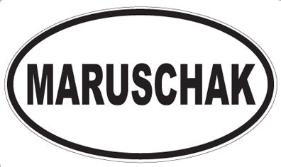 MARUSCHAK - Oval Magnet