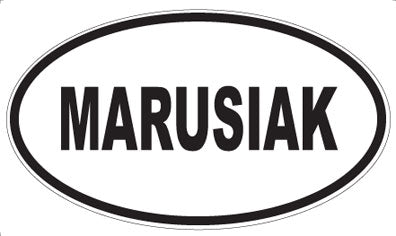 MARUSIAK - Oval Magnet