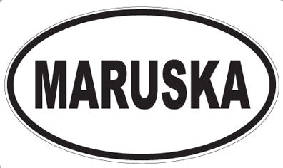 MARUSKA - Oval Sticker