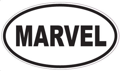 MARVEL - Oval Sticker