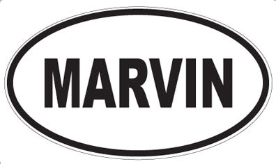 MARVIN - Oval Magnet