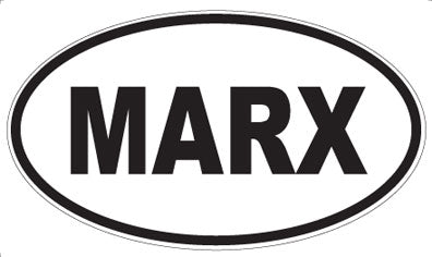MARX - Oval Sticker