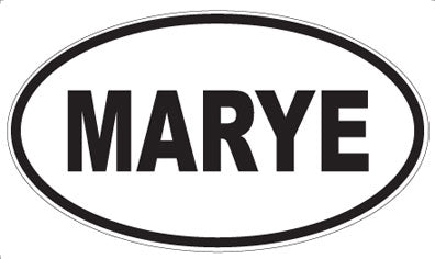 MARYE - Oval Magnet