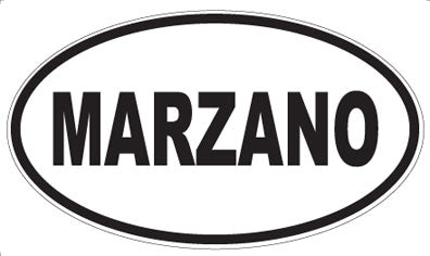 MARZANO - Oval Sticker