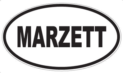 MARZETT - Oval Sticker