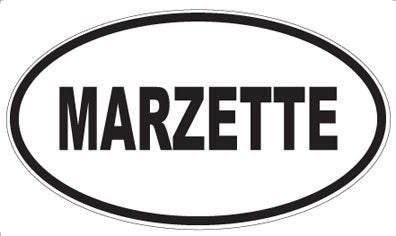 MARZETTE - Oval Sticker
