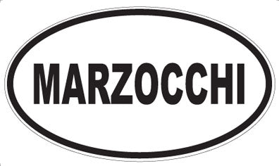 MARZOCCHI - Oval Sticker