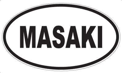 MASAKI - Oval Sticker