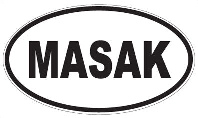 MASAK - Oval Magnet