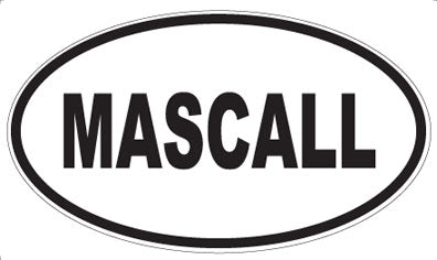 MASCALL - Oval Magnet