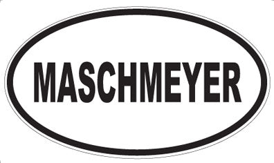 MASCHMEYER - Oval Magnet