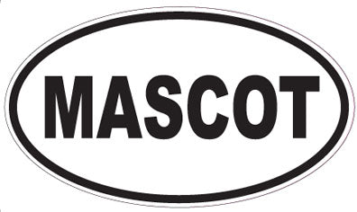 MASCOT - Oval Sticker