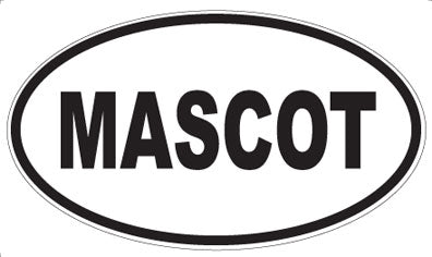 MASCOT - Oval Magnet