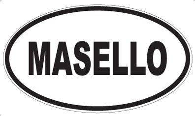 MASELLO - Oval Magnet