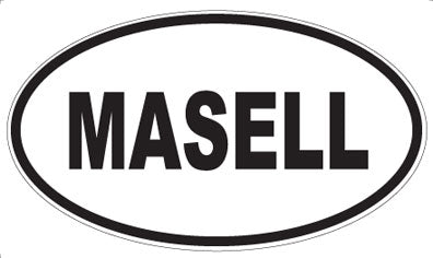 MASELL - Oval Magnet