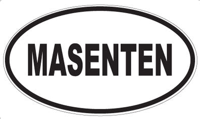 MASENTEN - Oval Sticker