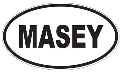 MASEY - Oval Magnet