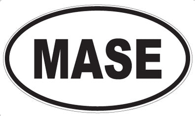 MASE - Oval Magnet