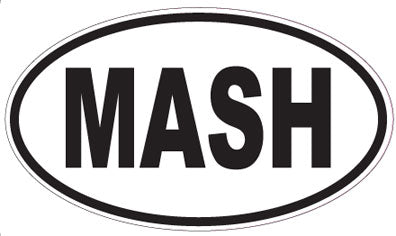 MASH - Oval Sticker