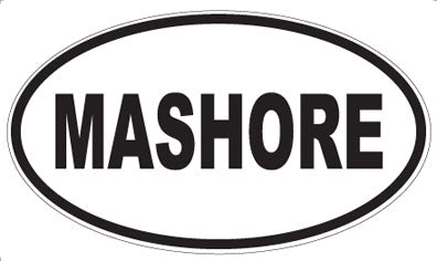 MASHORE - Oval Sticker