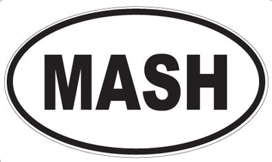 MASH - Oval Magnet