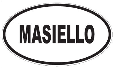 MASIELLO - Oval Magnet