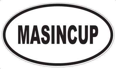 MASINCUP - Oval Magnet