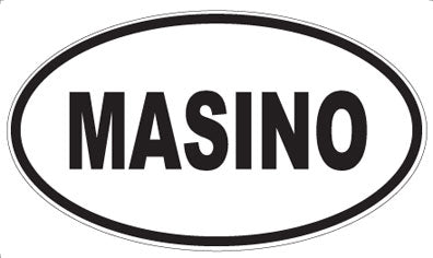 MASINO - Oval Magnet