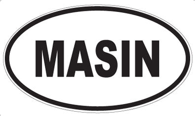 MASIN - Oval Magnet