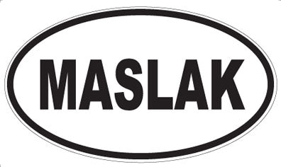 MASLAK - Oval Magnet