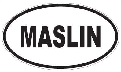 MASLIN - Oval Magnet