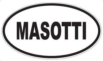 MASOTTI - Oval Magnet