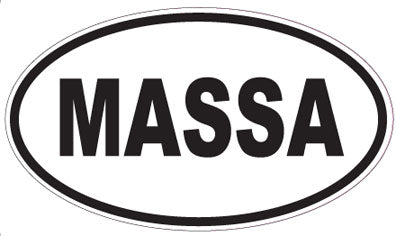 MASSA - Oval Sticker