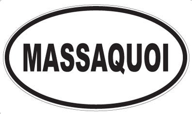 MASSAQUOI - Oval Sticker