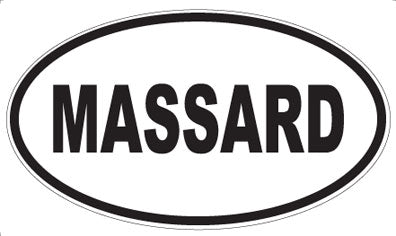 MASSARD - Oval Magnet
