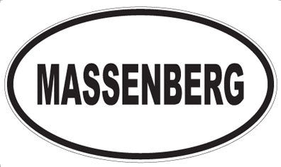 MASSENBERG - Oval Magnet