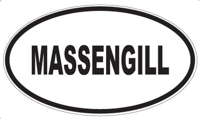 MASSENGILL - Oval Magnet
