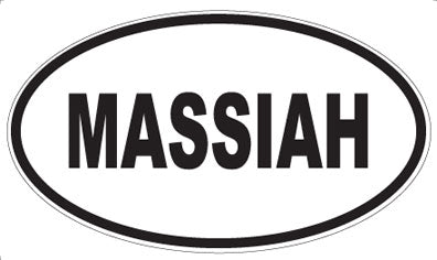MASSIAH - Oval Magnet