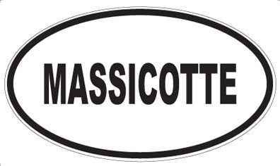 MASSICOTTE - Oval Magnet