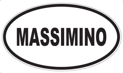 MASSIMINO - Oval Sticker
