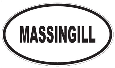 MASSINGILL - Oval Sticker