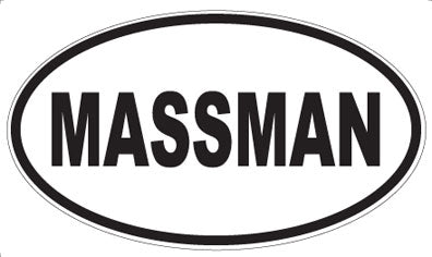 MASSMAN - Oval Sticker