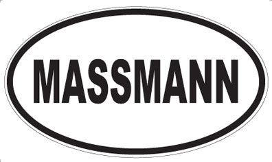 MASSMANN - Oval Magnet